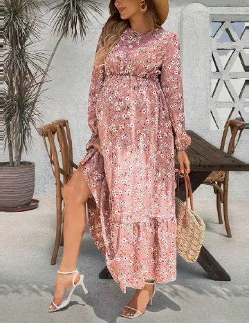 Rochie lunga SHEIN Maternity, roz