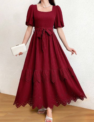 Rochie lunga SHEIN, rosu