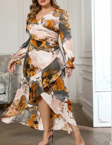 Rochie medie SHEIN CURVE, mix culori