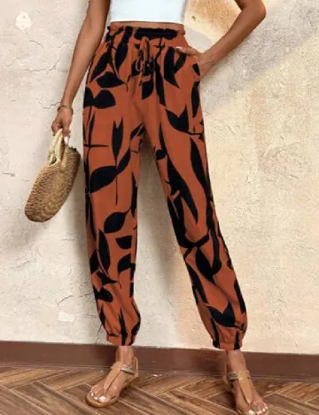 Pantaloni SHEIN, caramiziu