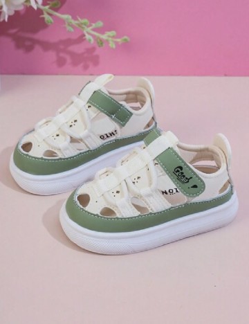 Sandale Shein Kids, alb