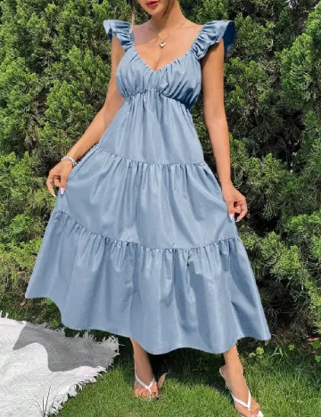 Rochie lunga SHEIN, albastru
