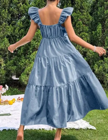 Rochie lunga SHEIN, albastru
