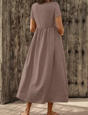 Rochie lunga SHEIN, maro