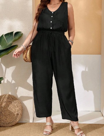 Salopeta SHEIN CURVE, negru