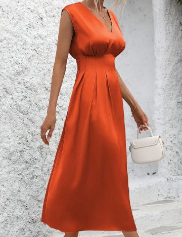 Rochie medie SHEIN, portocaliu