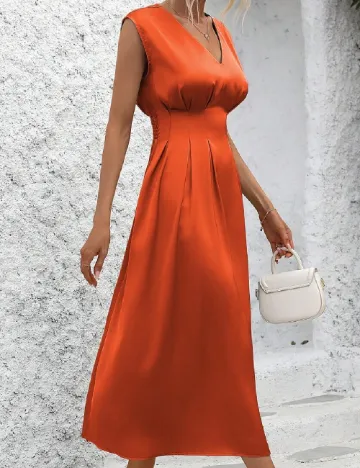 Rochie medie SHEIN, portocaliu