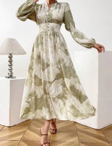Rochie medie SHEIN, verde