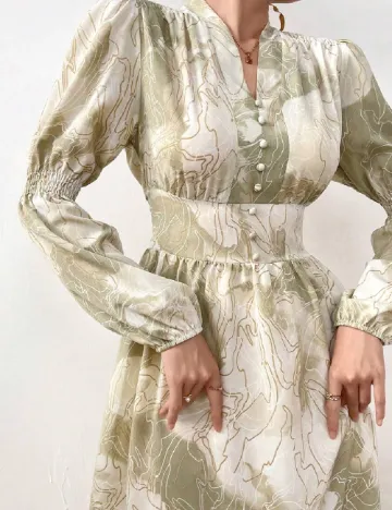 Rochie medie SHEIN, verde