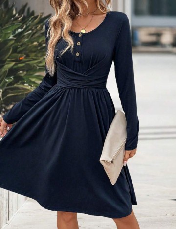 Rochie scurta SHEIN, bleumarin