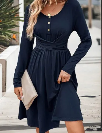 Rochie scurta SHEIN, bleumarin
