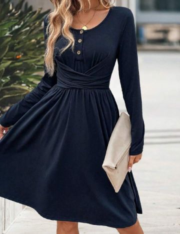 Rochie scurta SHEIN, bleumarin