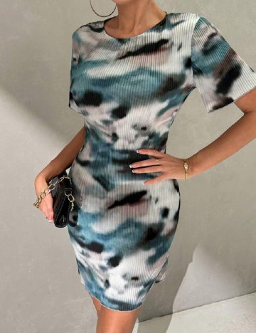 Rochie scurta SHEIN, mix culori