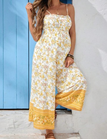 Salopeta SHEIN Maternity, floral print