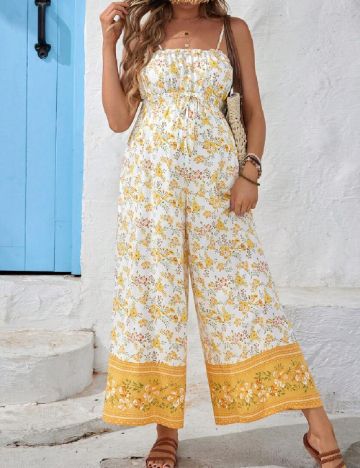 Salopeta SHEIN Maternity, floral print