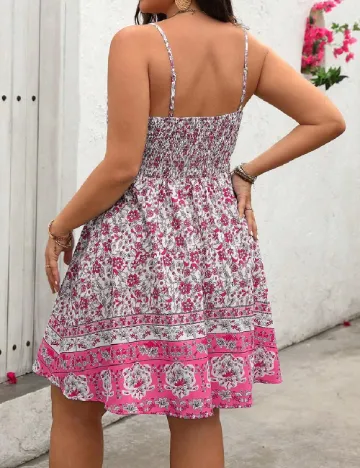 Rochie scurta SHEIN CURVE, floral print