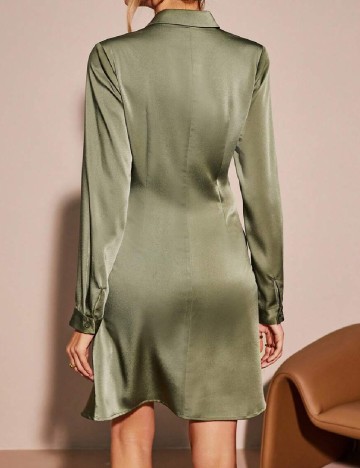 Rochie scurta SHEIN, verde