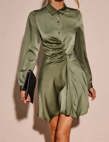 Rochie scurta SHEIN, verde