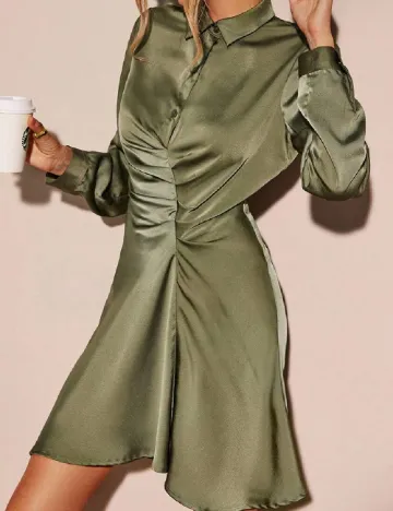 Rochie scurta SHEIN, verde