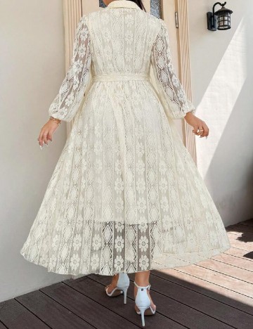 Rochie lunga SHEIN CURVE, crem