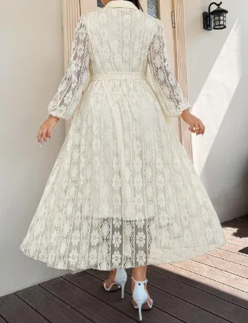 Rochie lunga SHEIN CURVE, crem