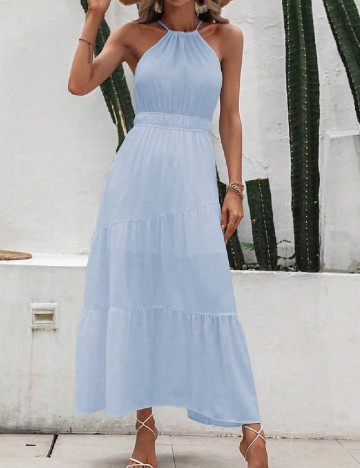 Rochie lunga SHEIN, albastru