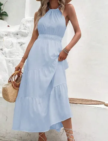 Rochie lunga SHEIN, albastru