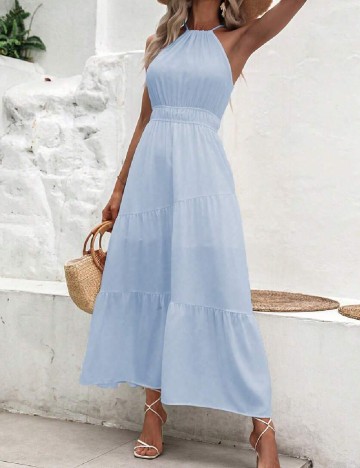Rochie lunga SHEIN, albastru