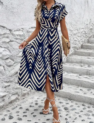 Rochie medie SHEIN, albastru