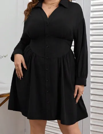 Rochie scurta SHEIN CURVE, negru