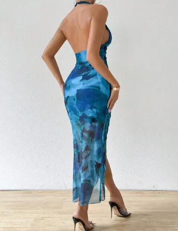 Rochie medie SHEIN, albastru