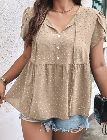 Bluza SHEIN CURVE, crem