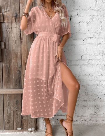 Rochie medie SHEIN, roz