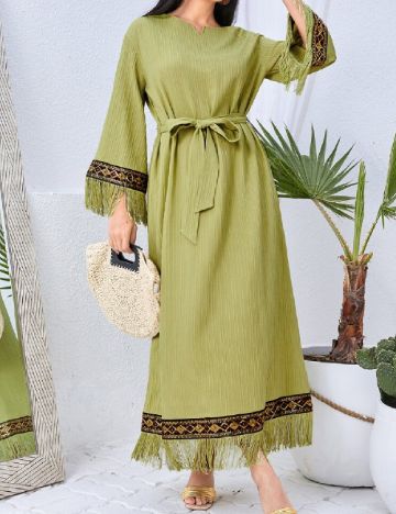 Rochie lunga SHEIN, verde