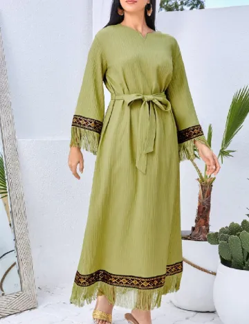 Rochie lunga SHEIN, verde