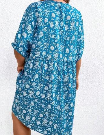 Rochie scurta SHEIN CURVE, albastru