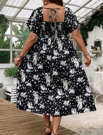 Rochie medie SHEIN CURVE, negru
