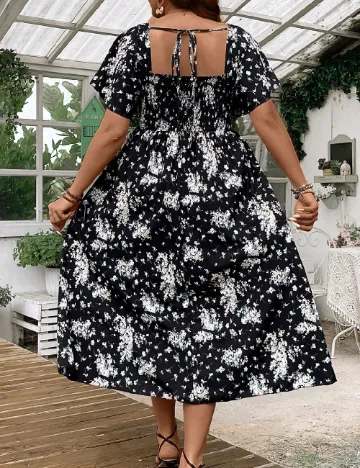 Rochie medie SHEIN CURVE, negru
