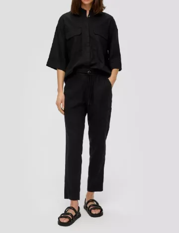 Pantaloni s.Oliver, negru
