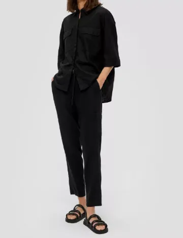 Pantaloni s.Oliver, negru