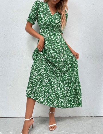 Rochie lunga SHEIN, verde