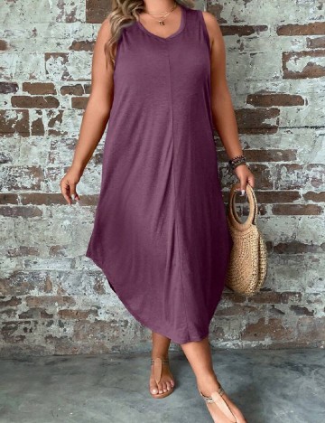 Rochie medie SHEIN CURVE, mov