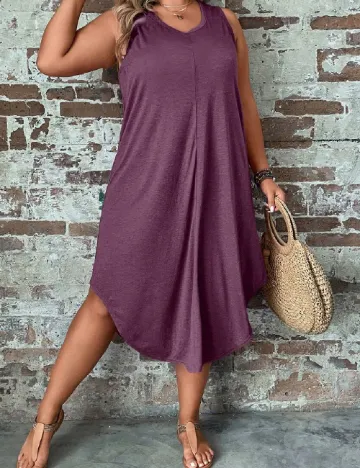 Rochie medie SHEIN CURVE, mov