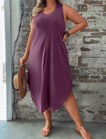 Rochie medie SHEIN CURVE, mov