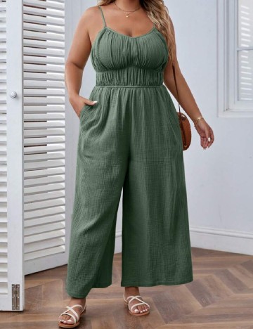 Salopeta SHEIN CURVE, verde