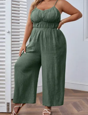Salopeta SHEIN CURVE, verde