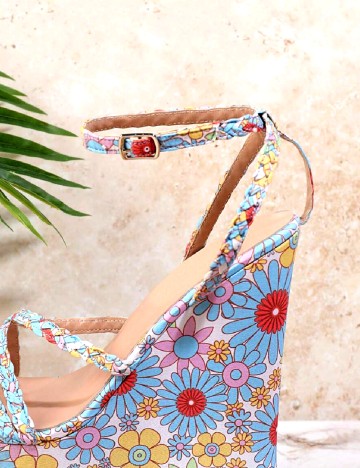 Sandale SHEIN, floral print