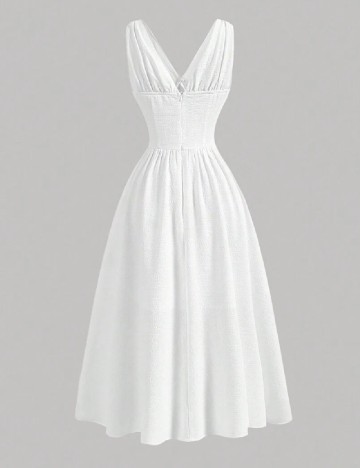 Rochie medie SHEIN, alb