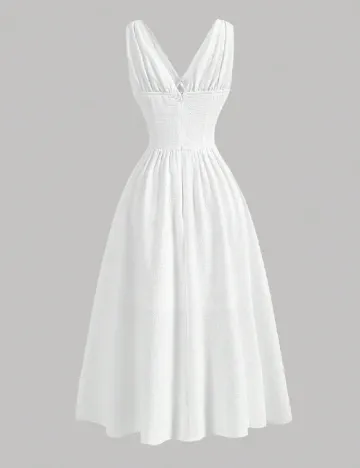 Rochie medie SHEIN, alb