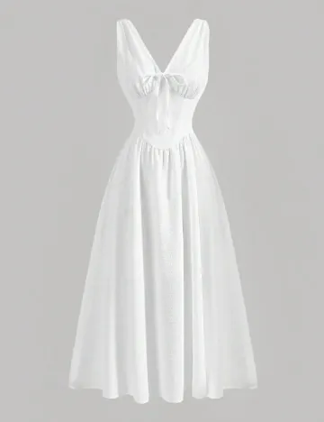Rochie medie SHEIN, alb
